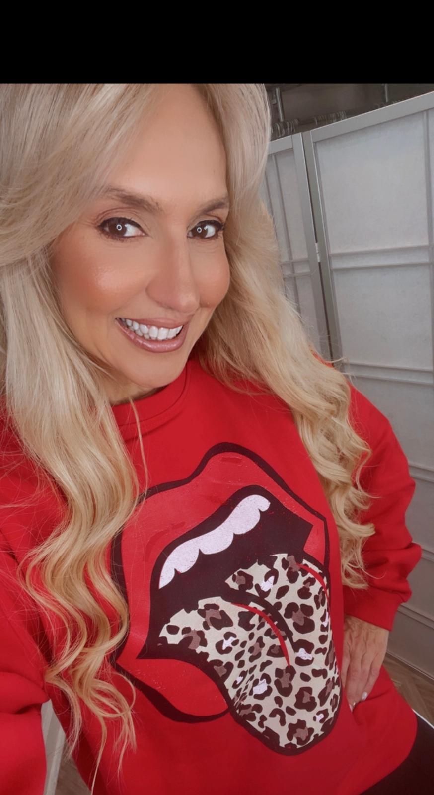 EMMA SWEATER ANIMAL PRINT