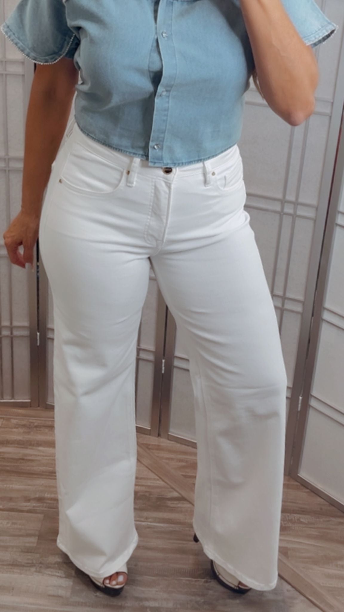 WHITE PANTS JEAN